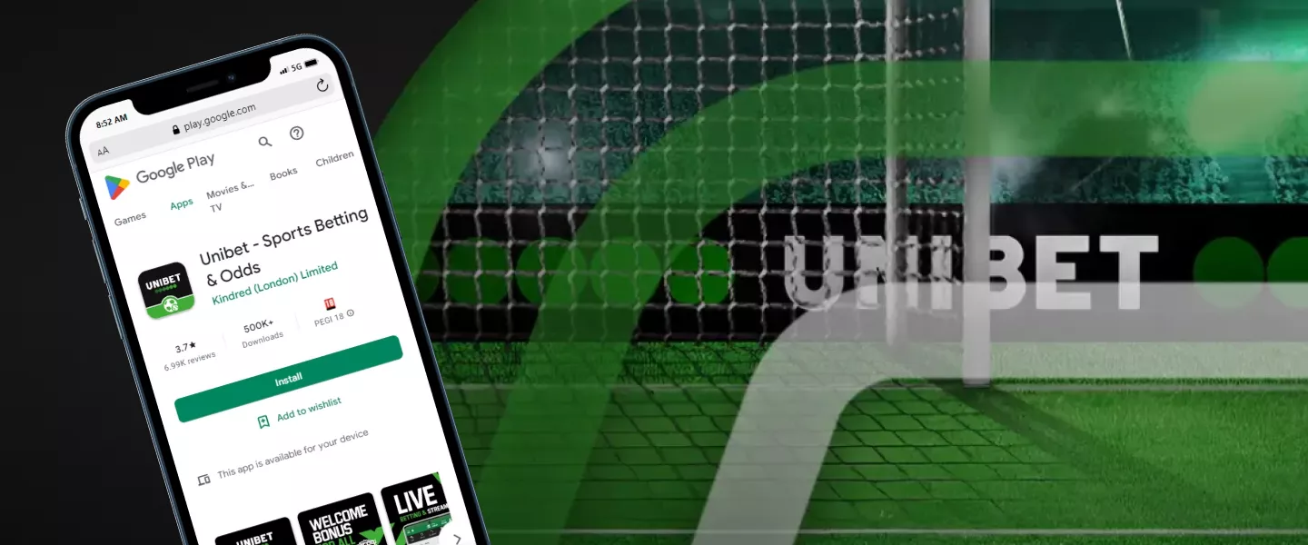 Unibet mobile application
